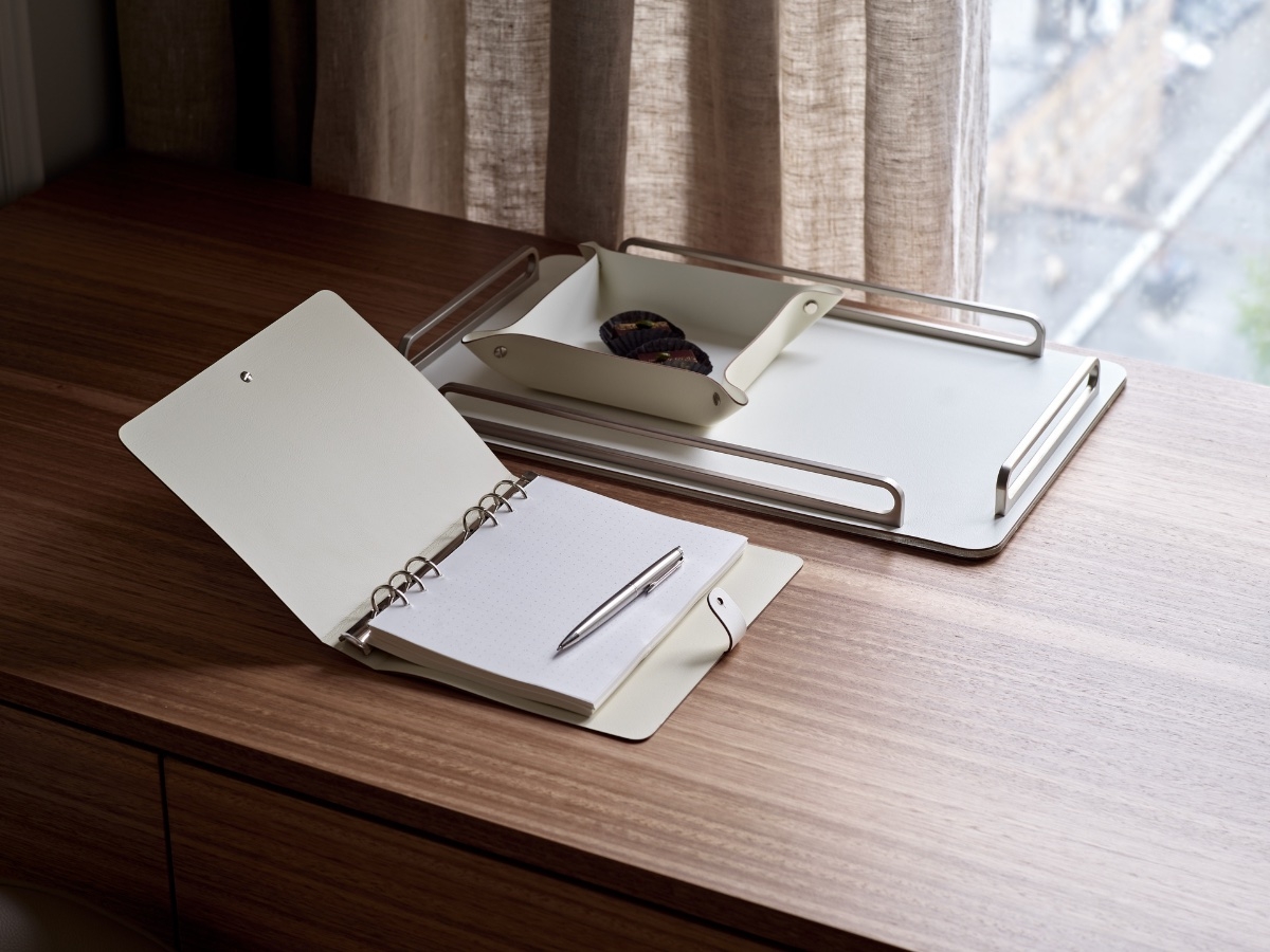 Leather Elements at a Modern Villa Interior