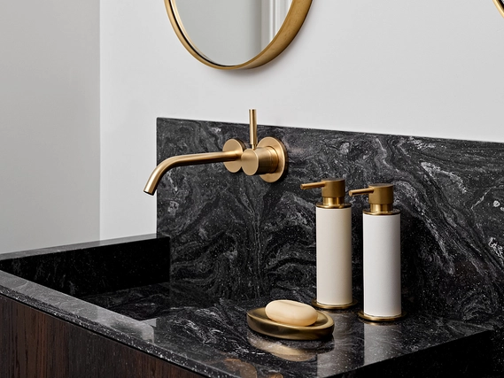 Leather Elements at a Modern Villa Interior