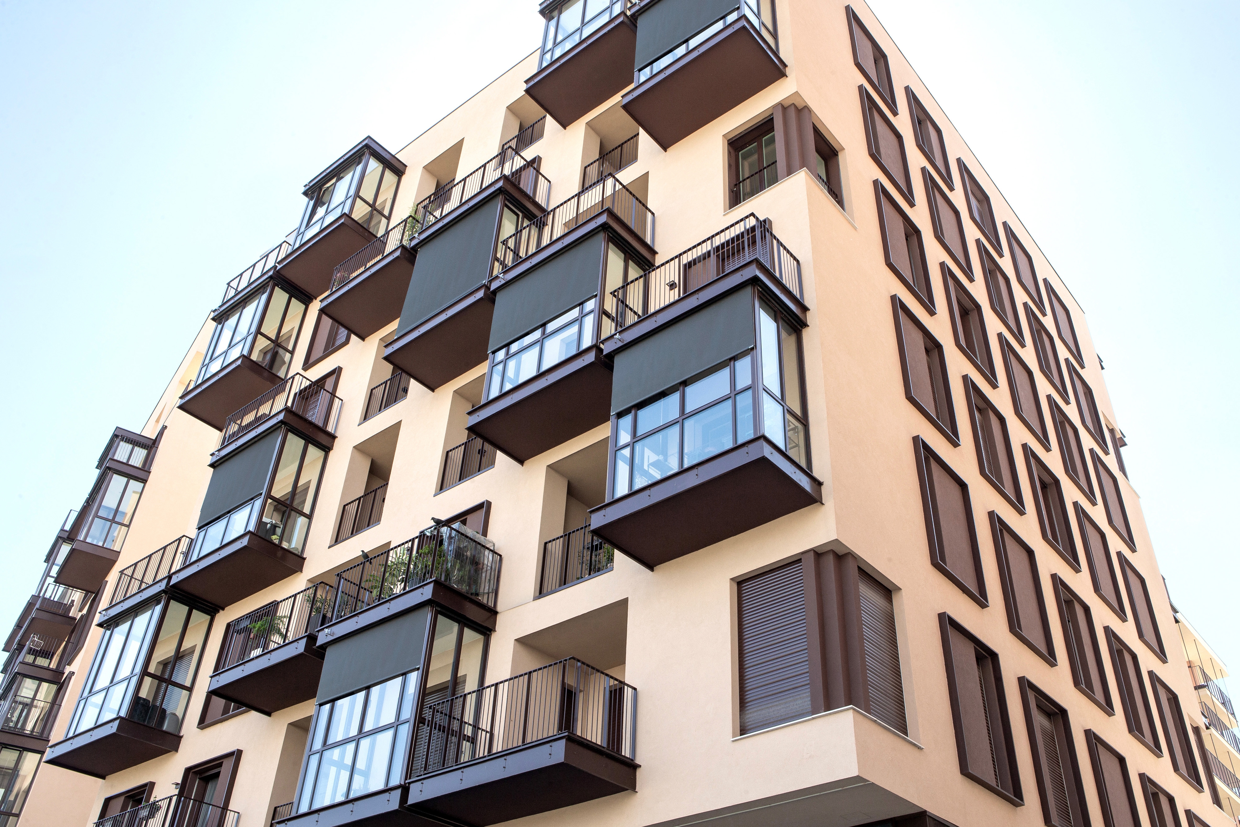 Premium Plus Roller Shades at Sei Milano Apartment Complex