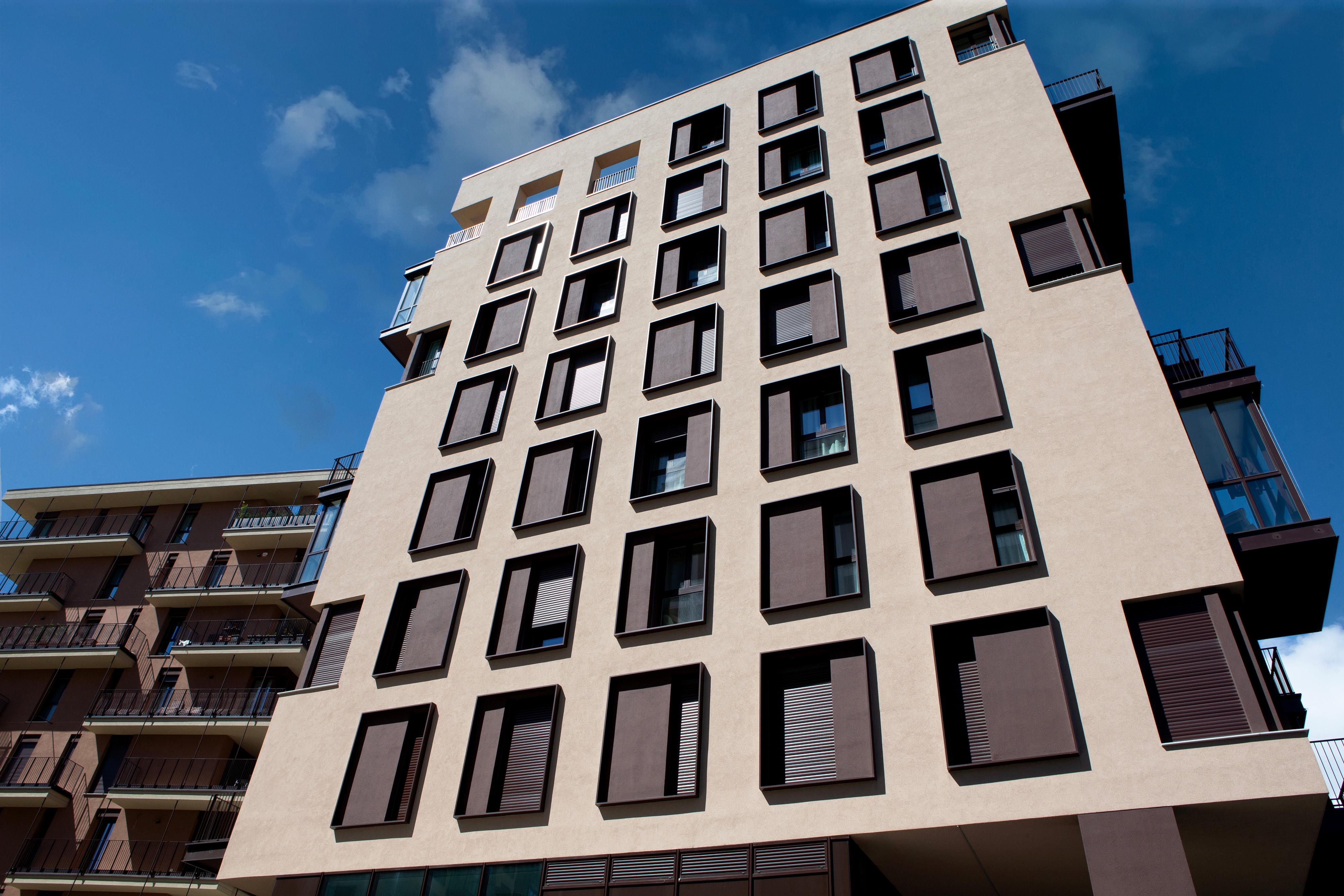 Premium Plus Roller Shades at Sei Milano Apartment Complex