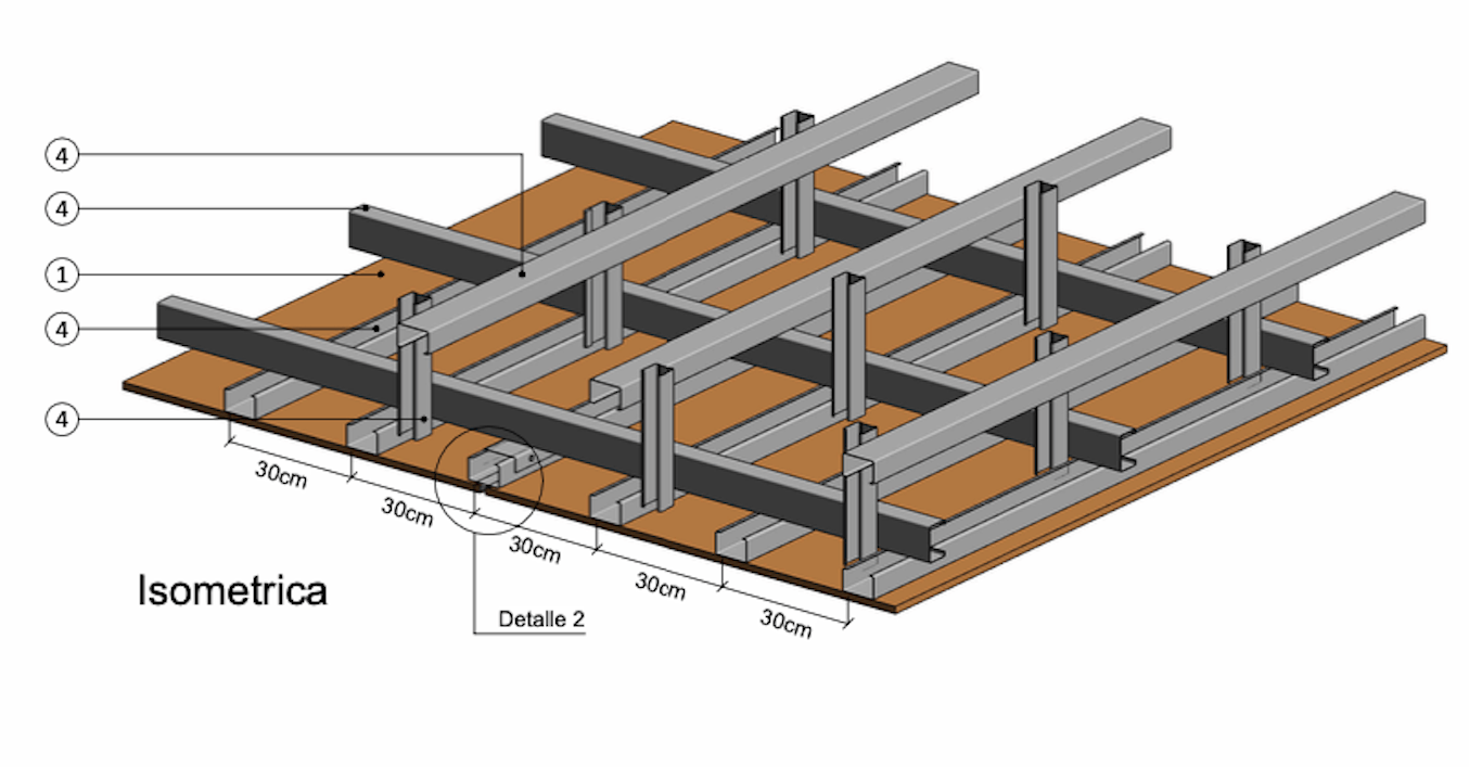 Cielos de fibrocemento Durafront en BIM