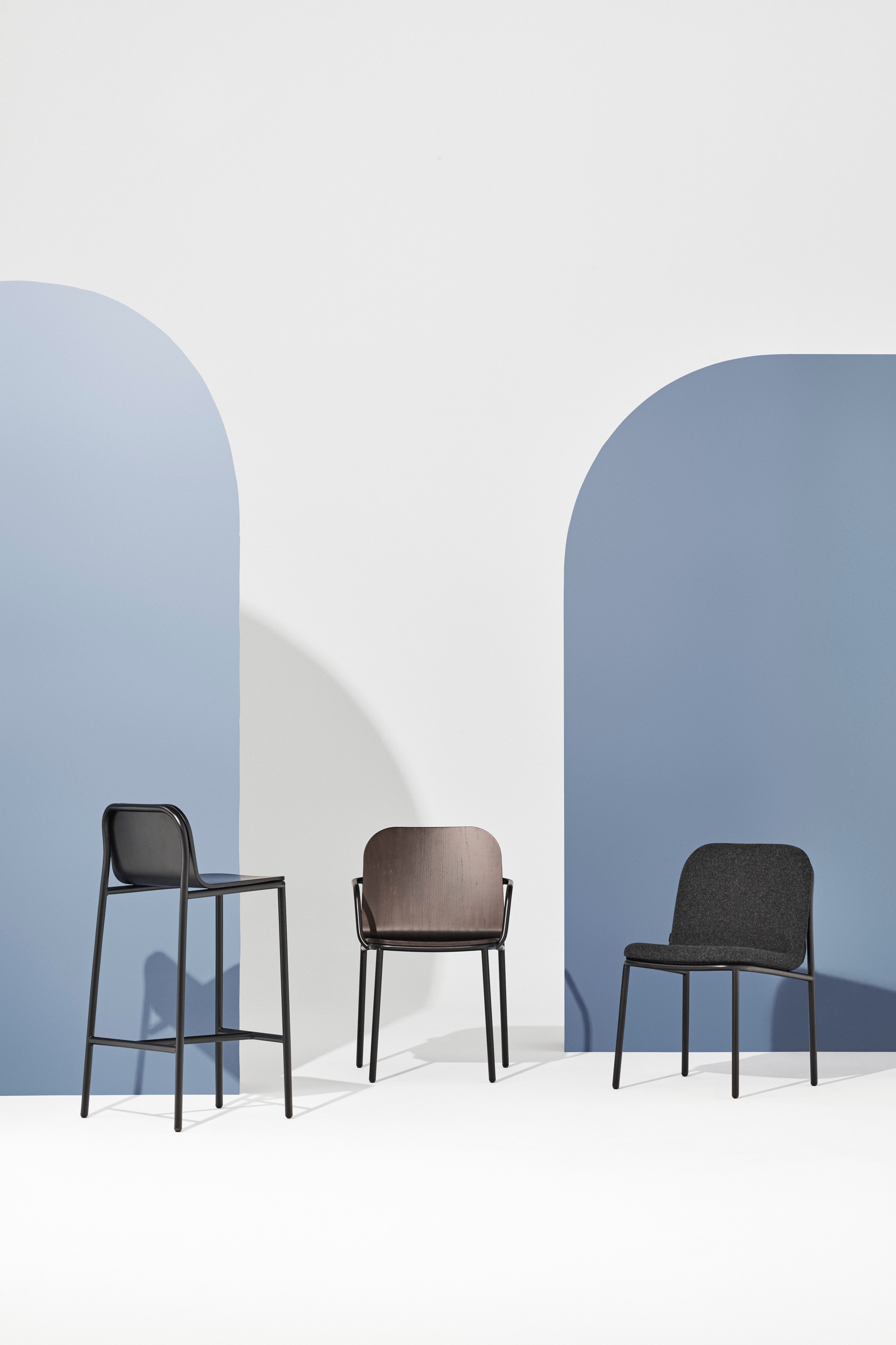 Wood and Steel Chairs | SHELL