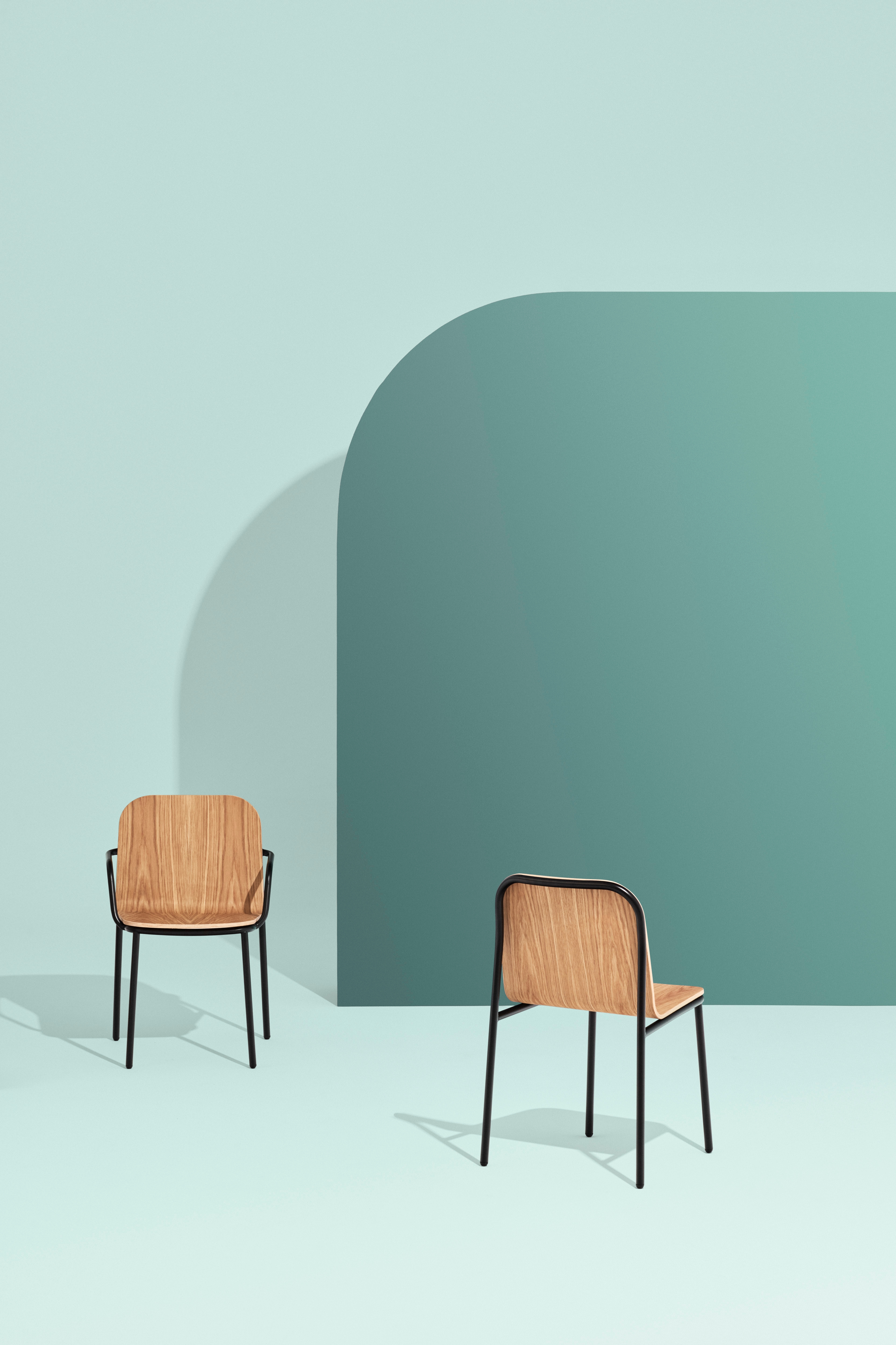 Wood and Steel Chairs | SHELL