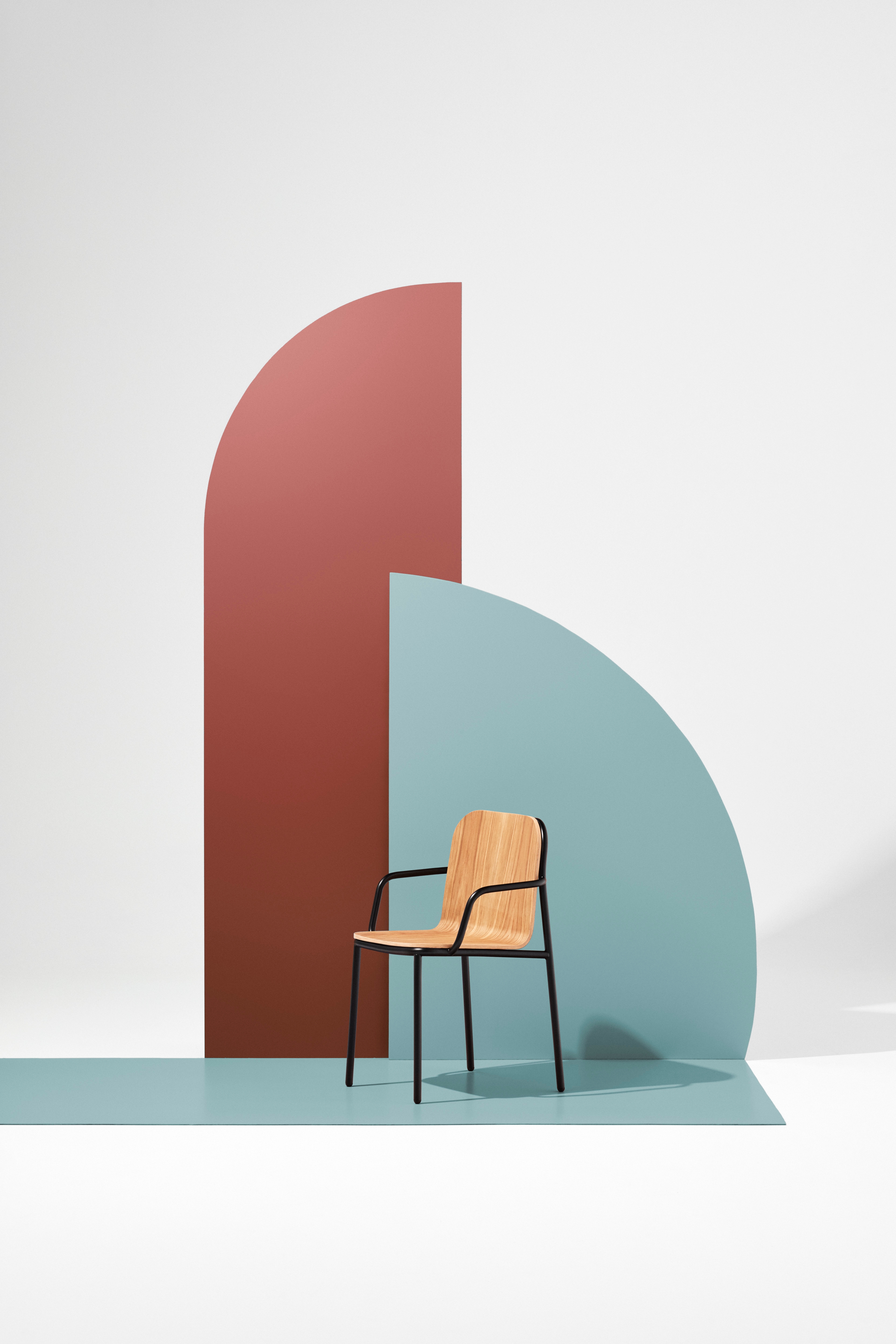 Wood and Steel Chairs | SHELL