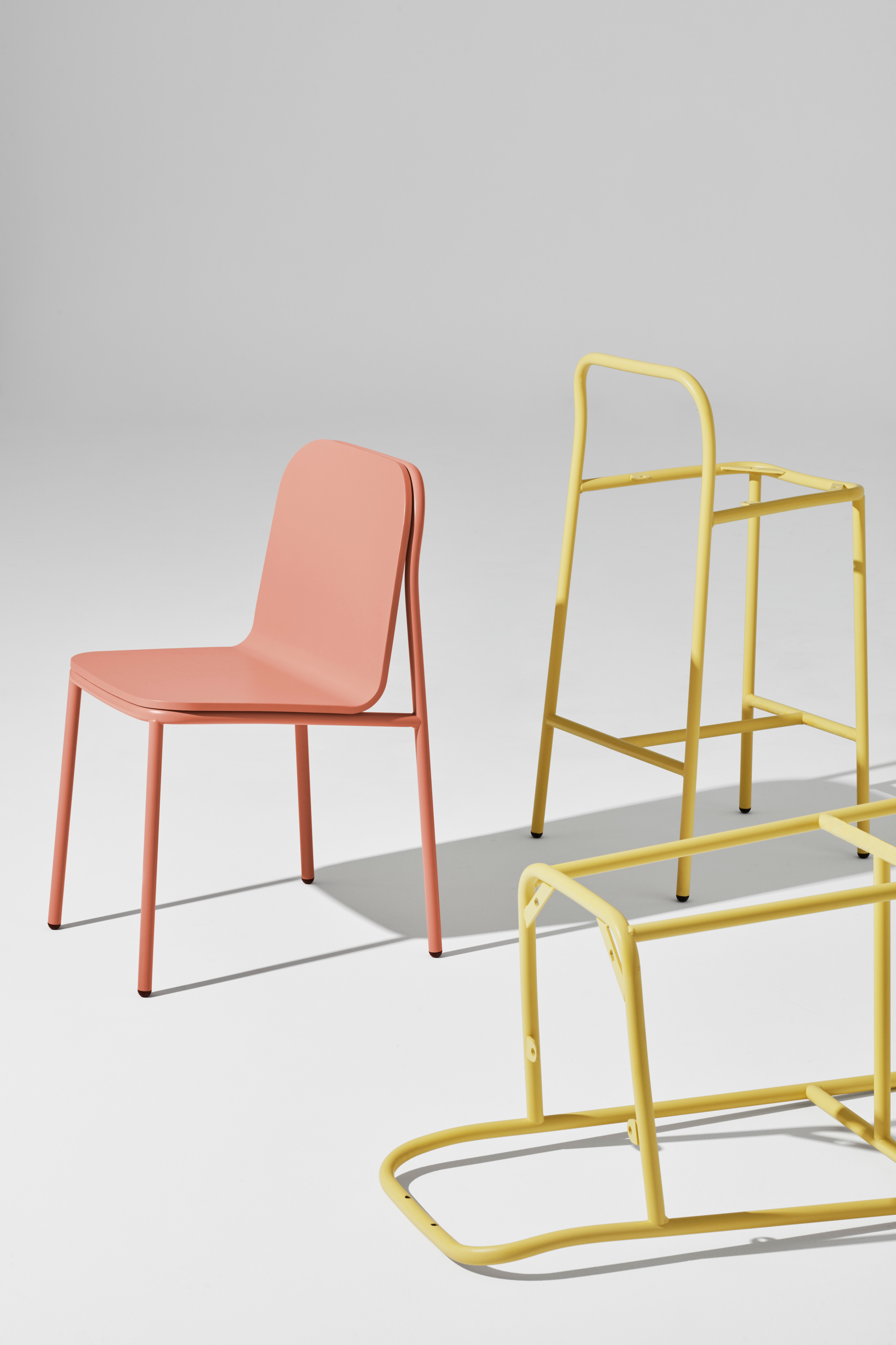 Wood and Steel Chairs | SHELL