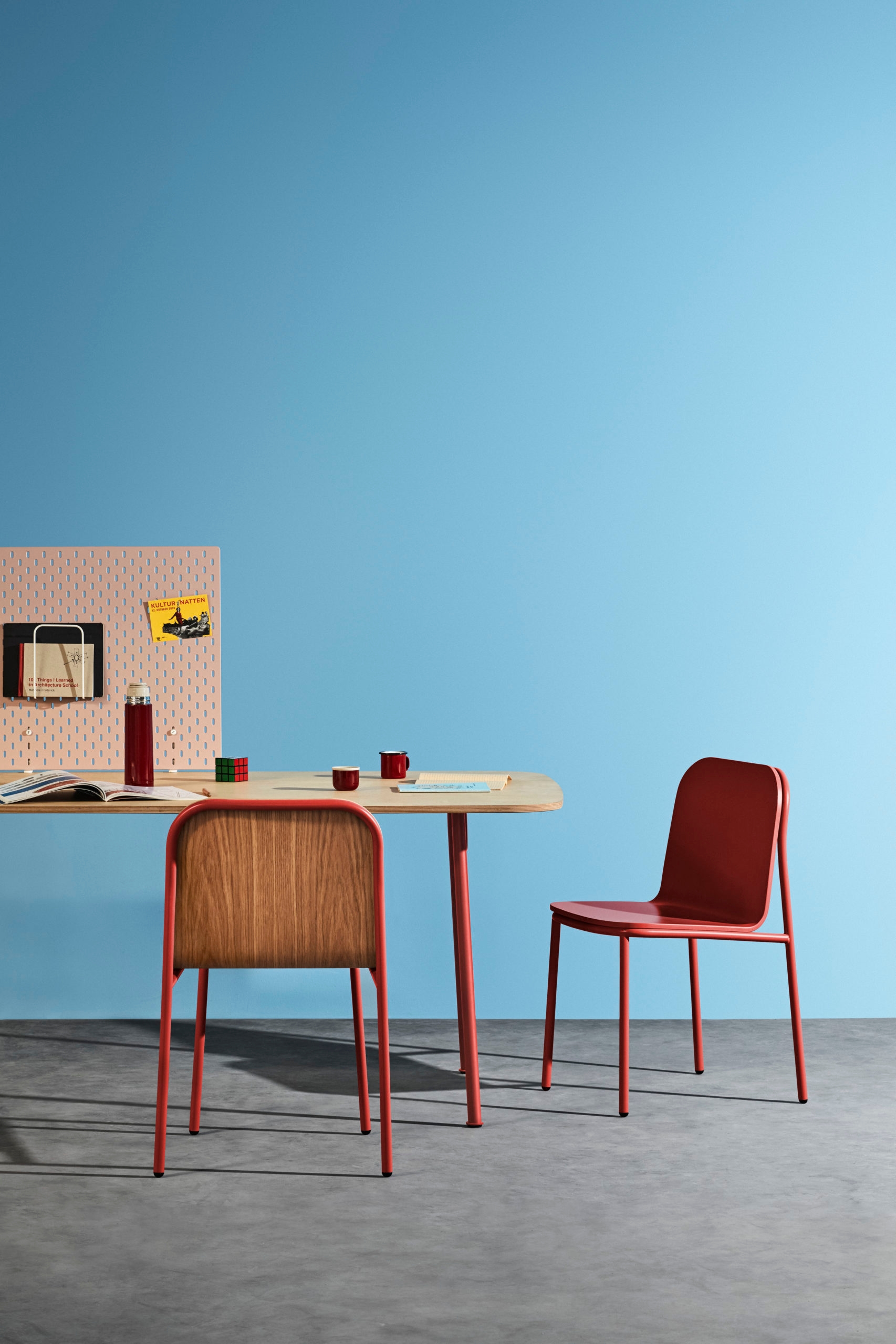 Wood and Steel Chairs | SHELL