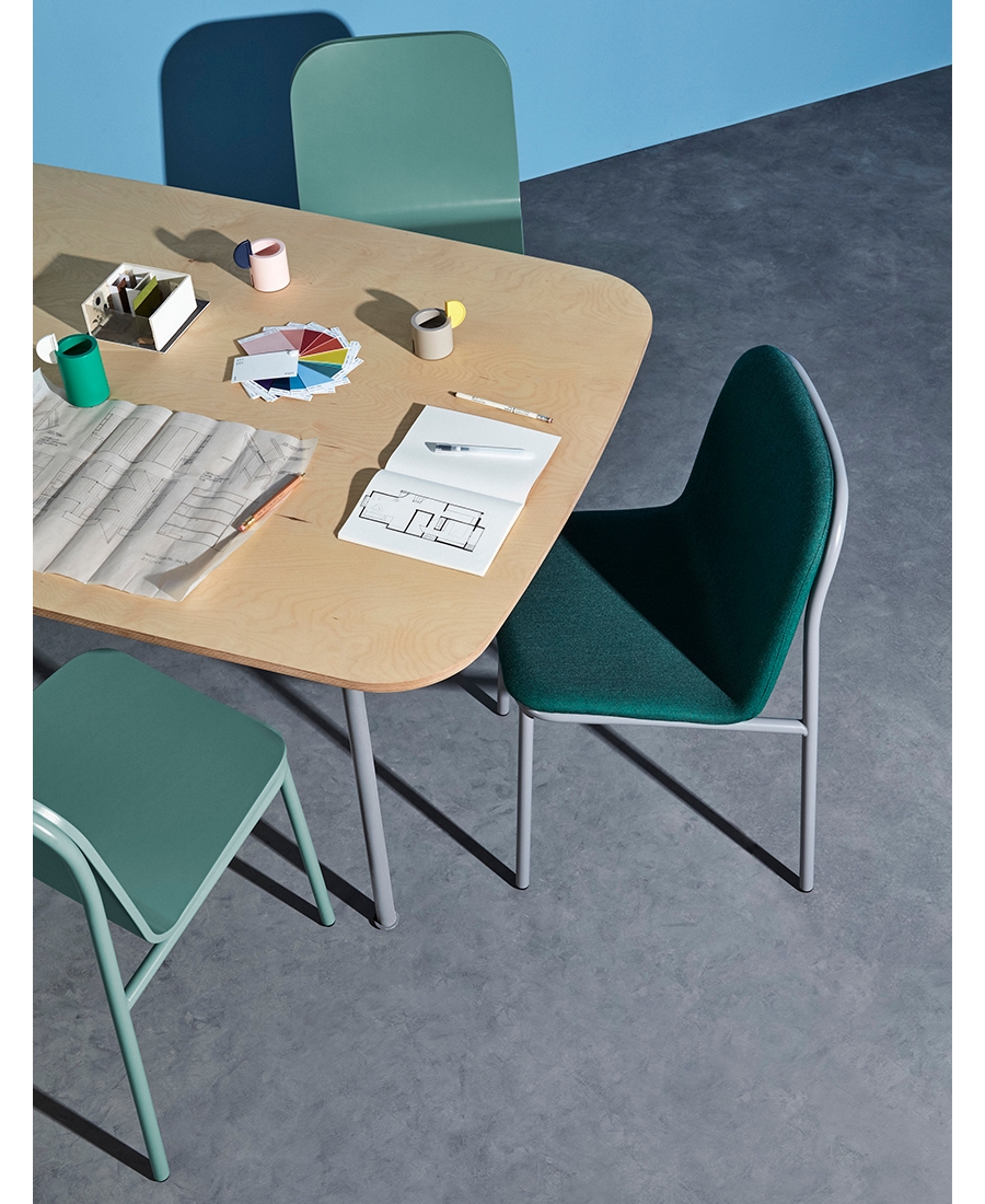 Wood and Steel Chairs | SHELL