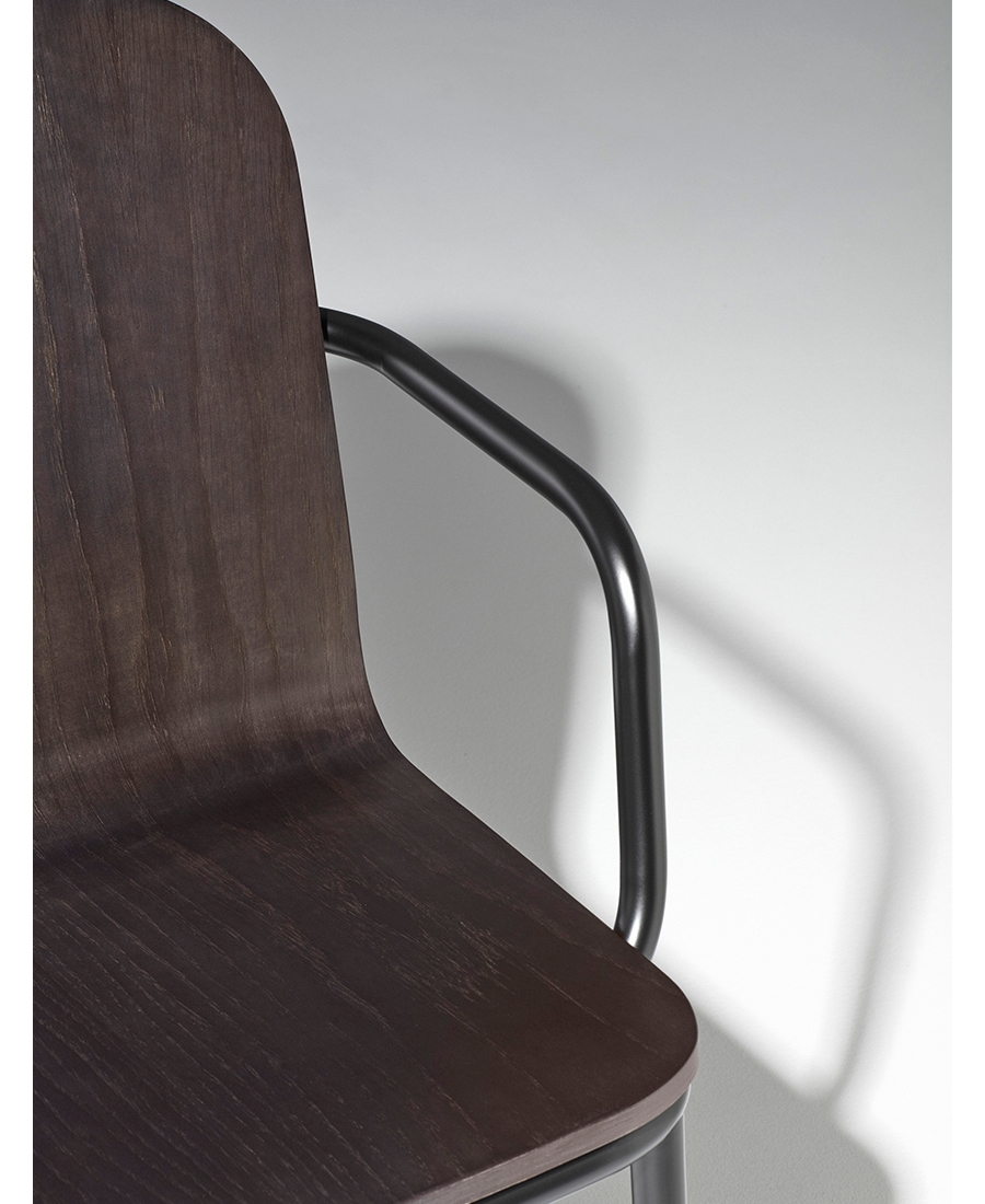 Wood and Steel Chairs | SHELL