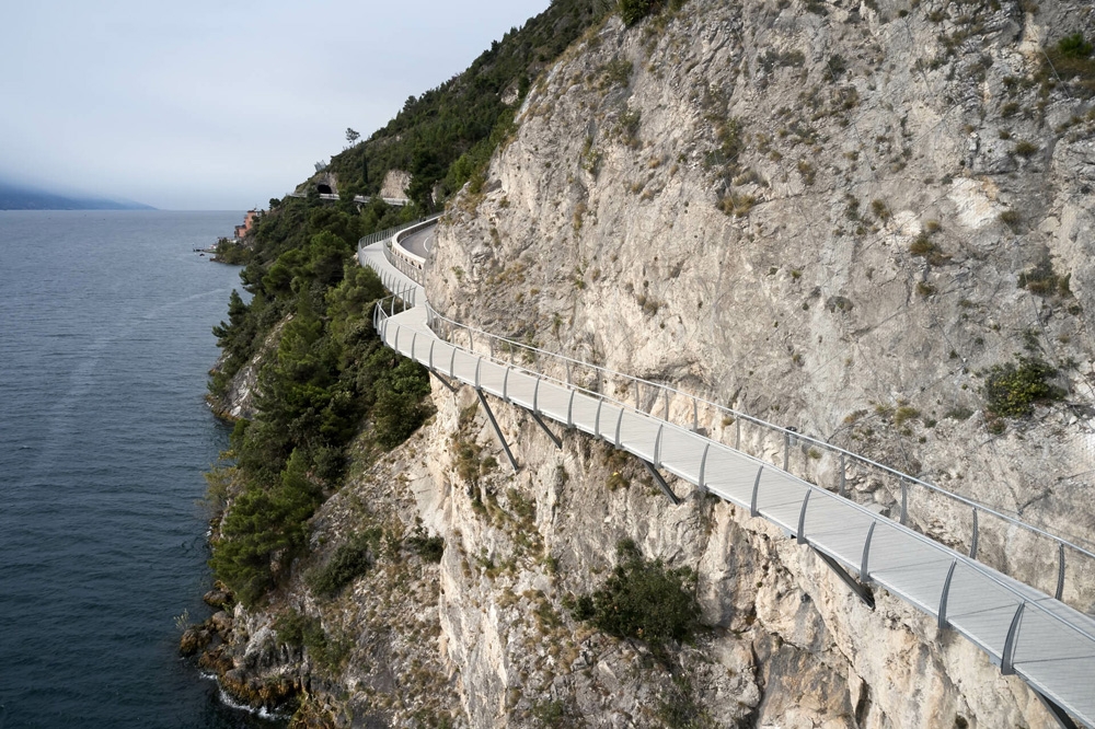 Webnet in Lake Garda Cycle Path