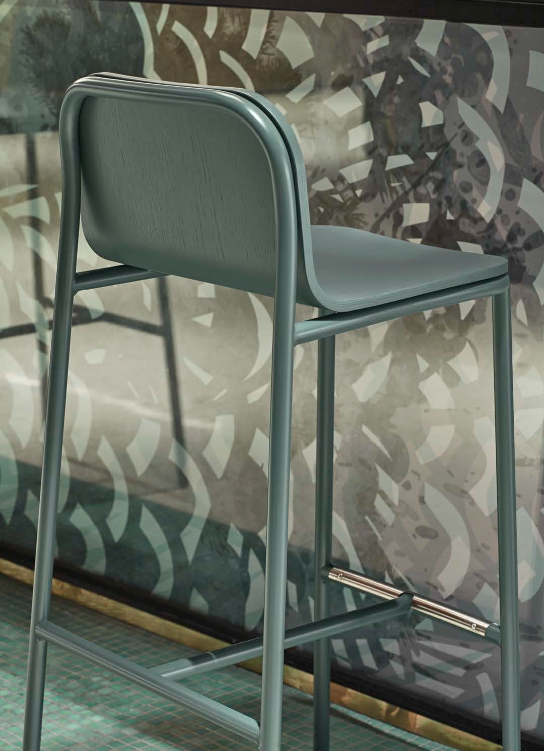 Wood and Steel Chairs | SHELL