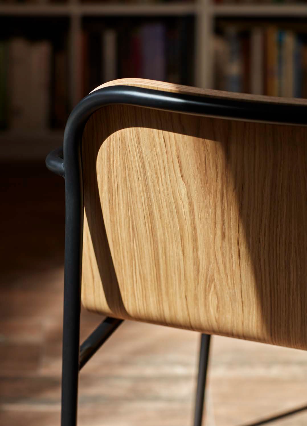 Wood and Steel Chairs | SHELL