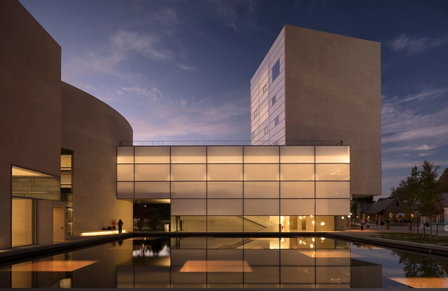 Limestone Cladding at Center of Arts