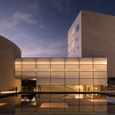 Limestone Cladding at Center of Arts