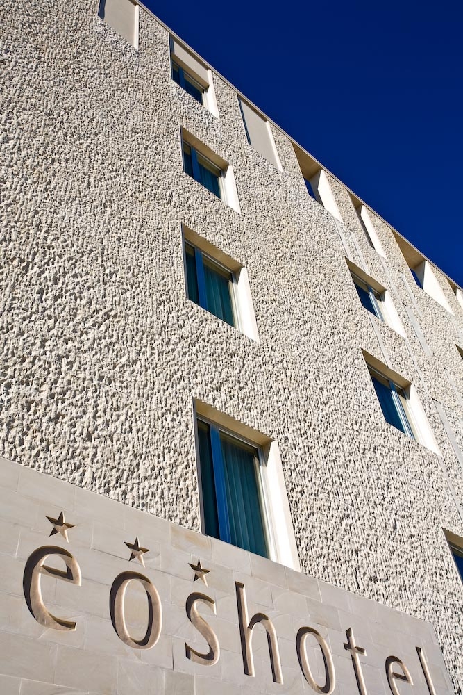 Limestone Cladding at Eos Hotel