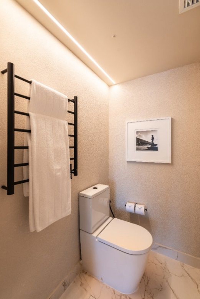 Organic and Minimalist Hotel Bathroom Renovation