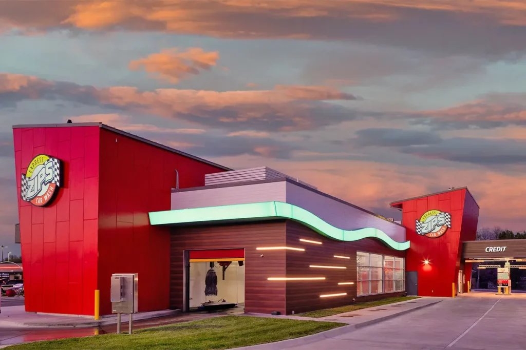 Cladding System at Zip Car Wash