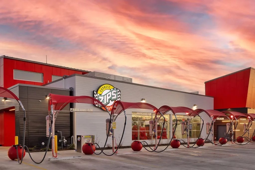 Cladding System at Zip Car Wash