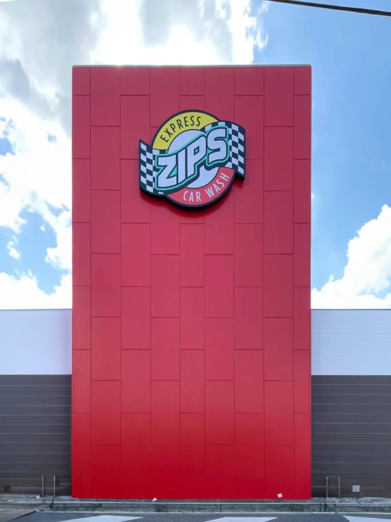 Cladding System at Zip Car Wash