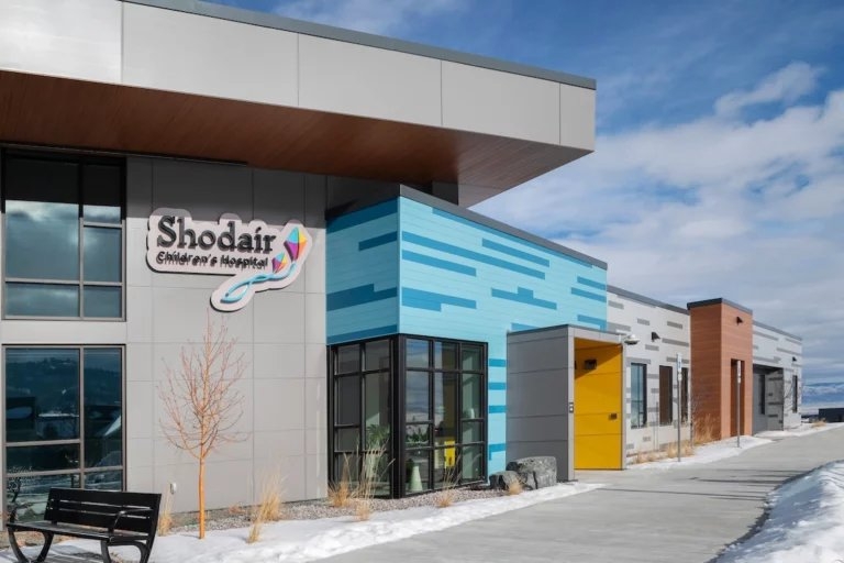 Facade Cladding at Shodair Children's Hospital