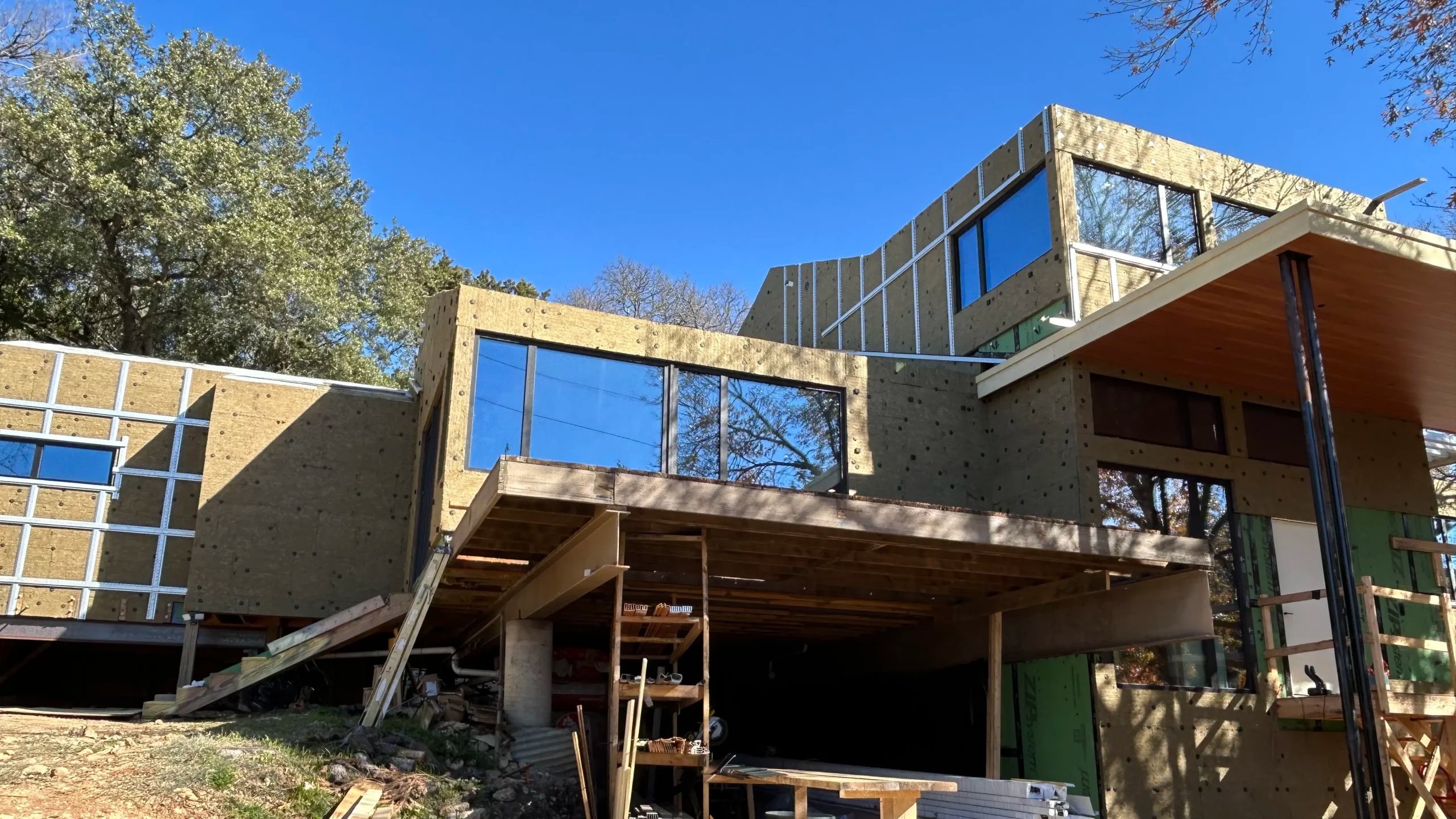 Cladding System at Glauser Residence