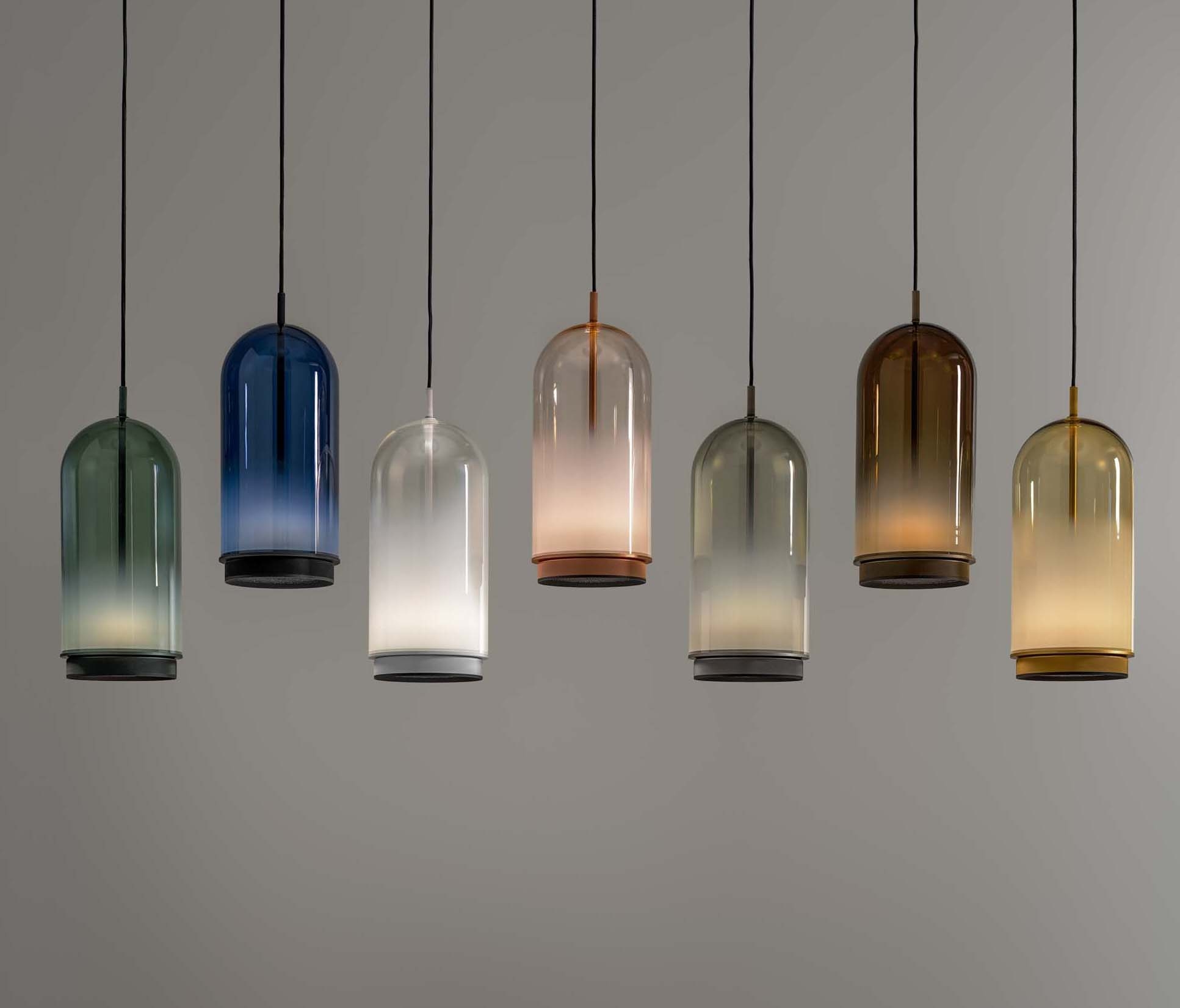 Blown-Glass Pendant Lamp - Curuba