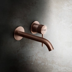 Wall-Mounted Faucet with Round Pin Wall Mixer