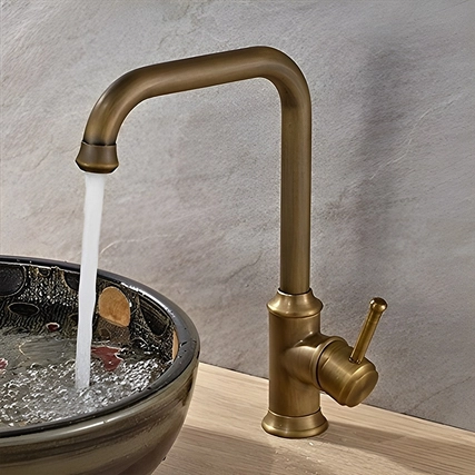 Single Deck-Mounted Bathroom Faucets