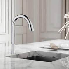 Goose Neck and Long Spout Touchless Faucets