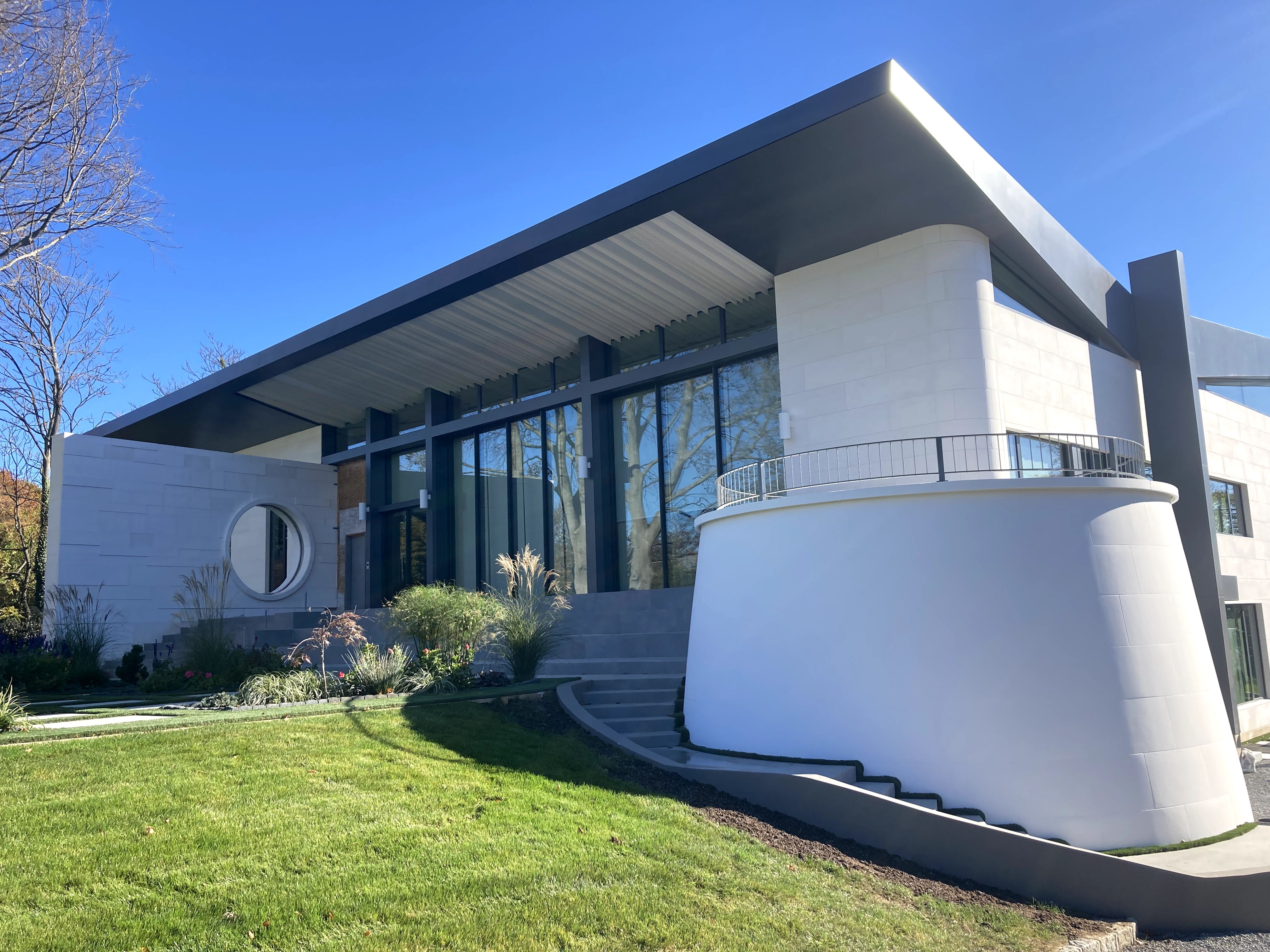 Limestone Facade at Villa Shimon