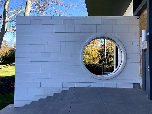 Villa Shimon - limestone facade