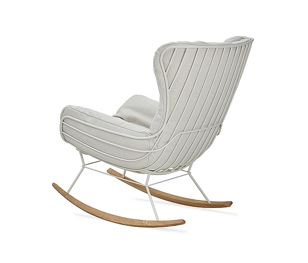 Rocking Wingback Chair - Leyasol
