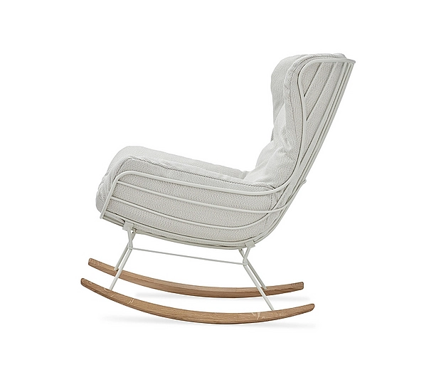 Rocking Wingback Chair - Leyasol