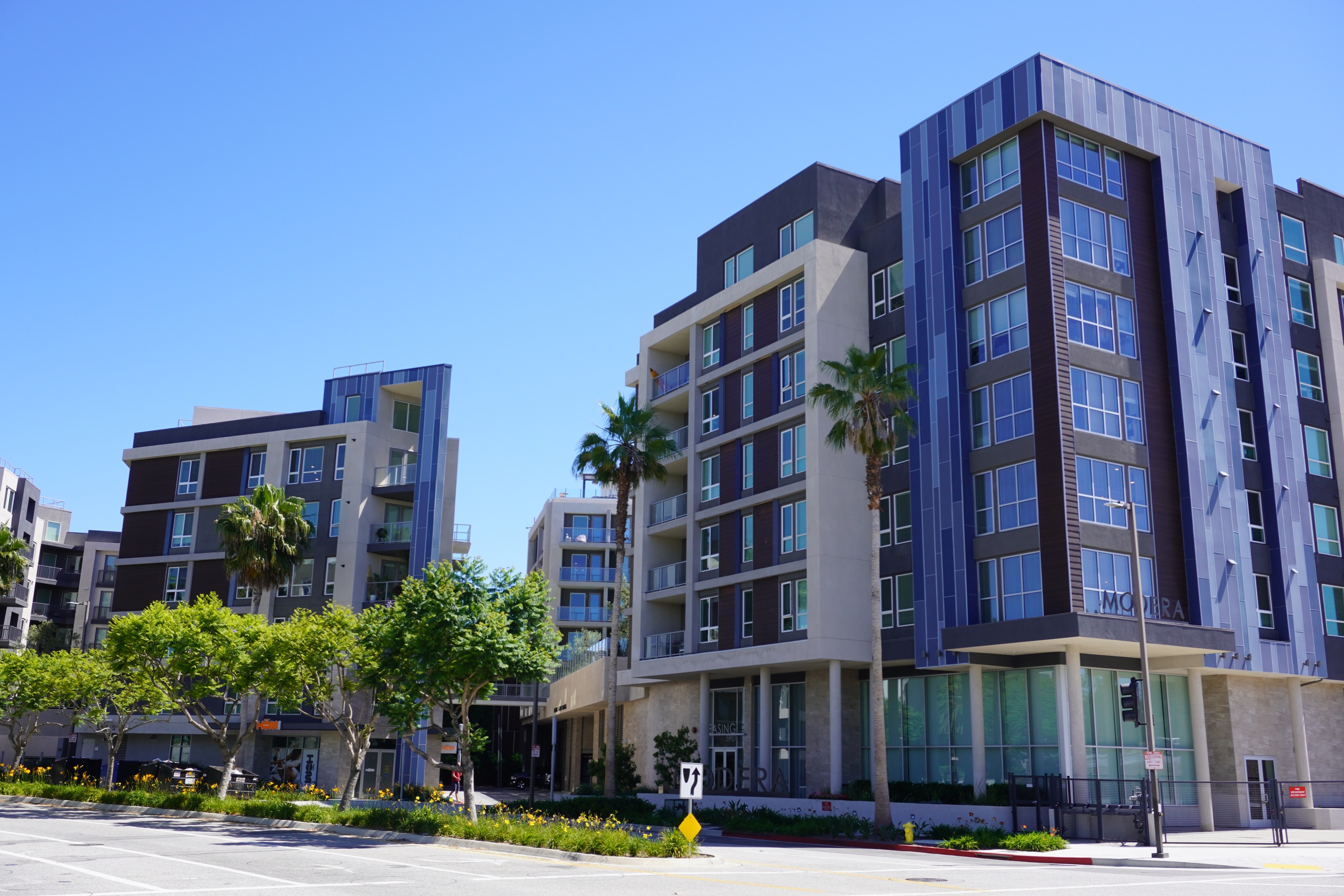 Cement Panel Trims in Modera West Apartments