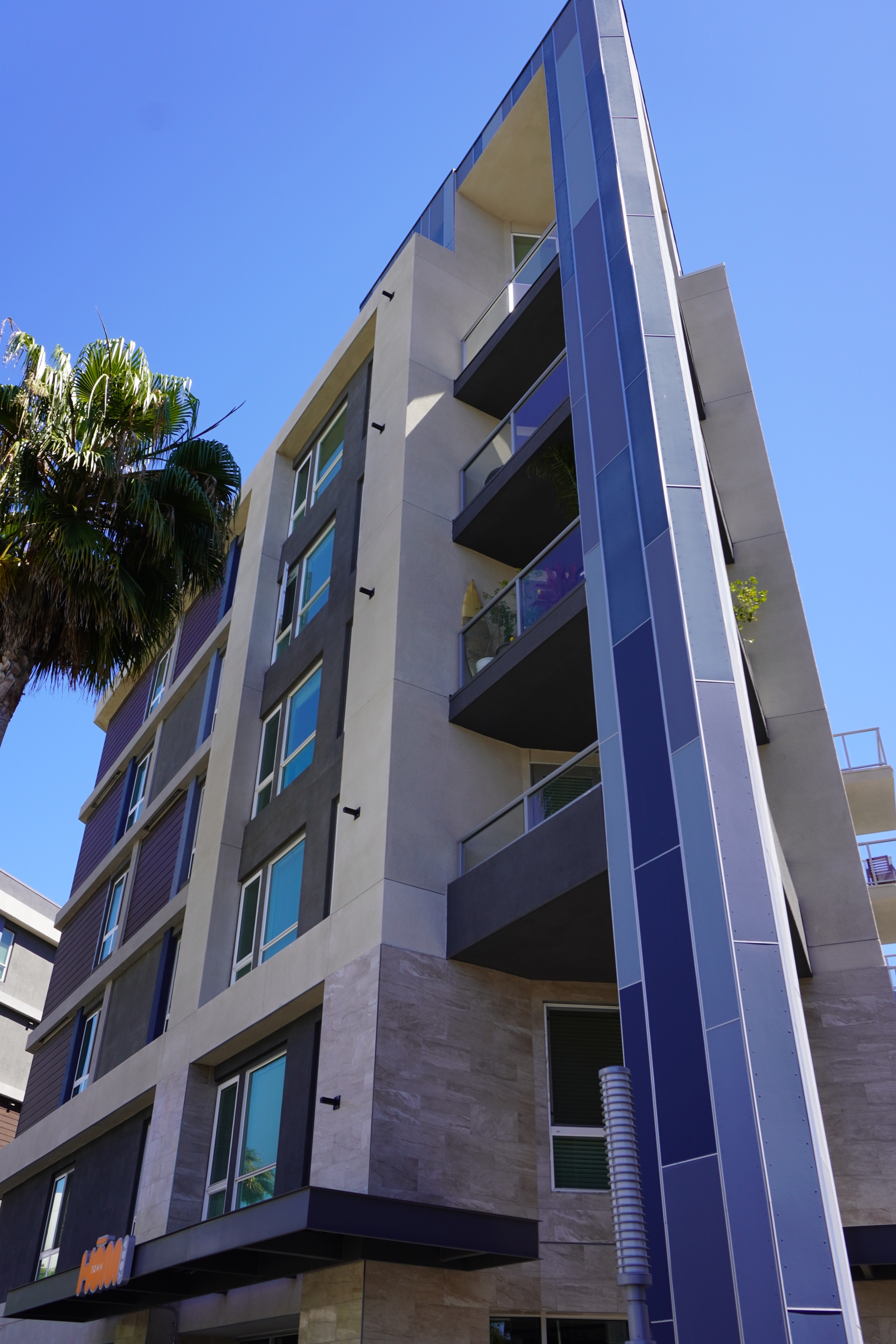 Cement Panel Trims in Modera West Apartments