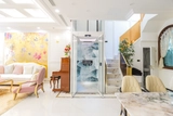 Glass Cabin Elevator in a Hanoi Villa