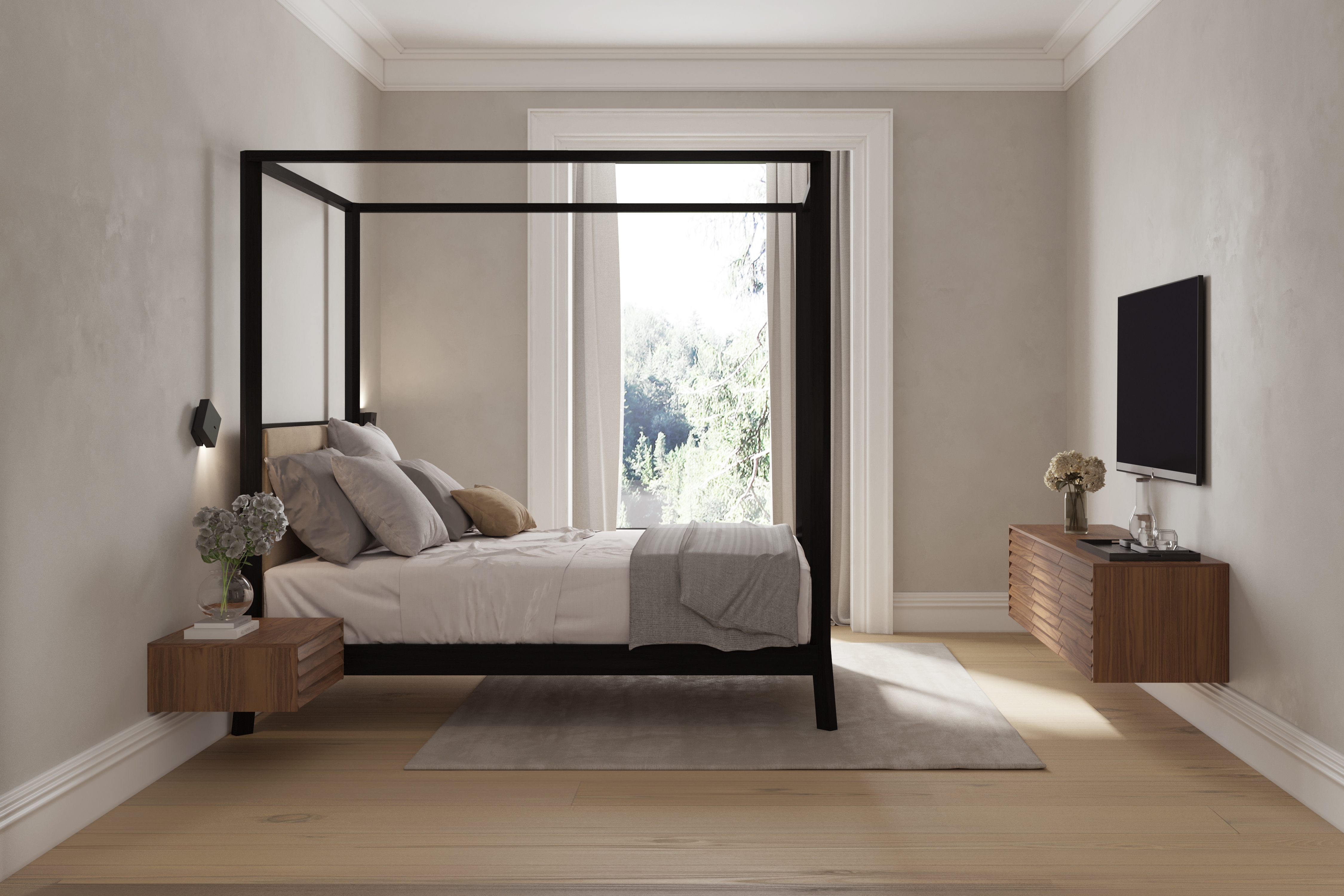 Bedside Tables and Chest of Drawers