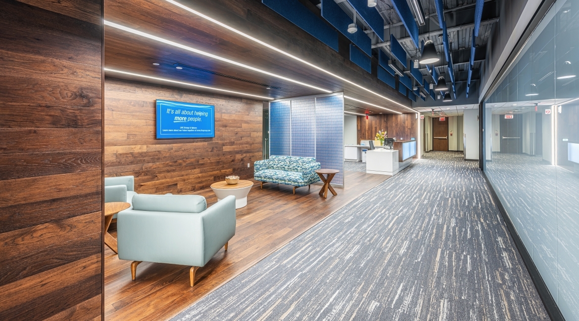 Luminaires in LHC Group Headquarters