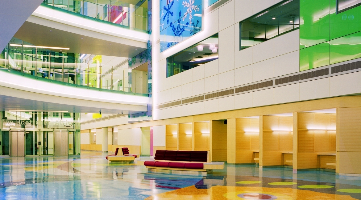 Interior Lighting in Children's Hospital of Denver