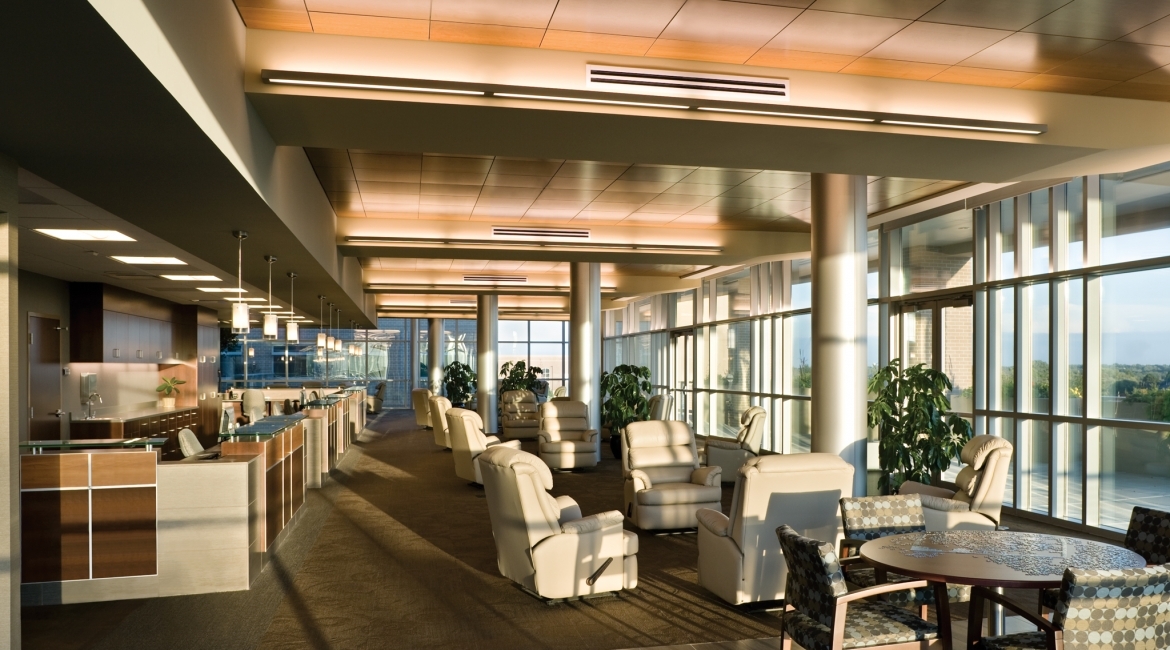 Lighting Design in Omaha's Midwest Cancer Center