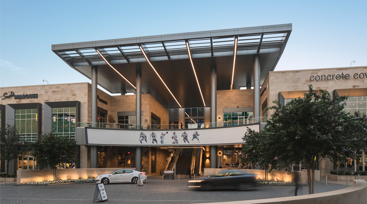 Overhead Lighting in Dallas' Star District