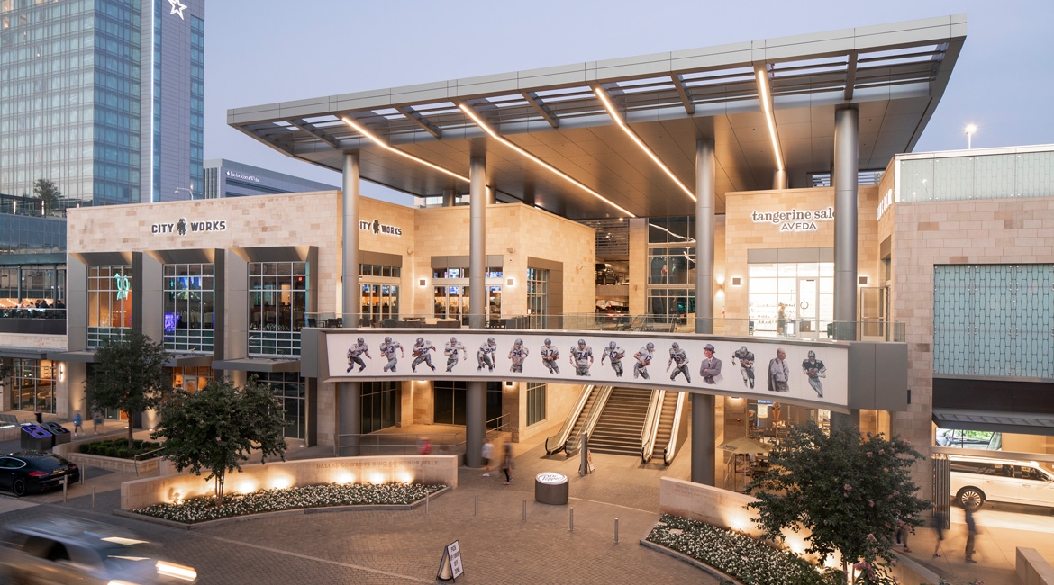 Overhead Lighting in Dallas' Star District