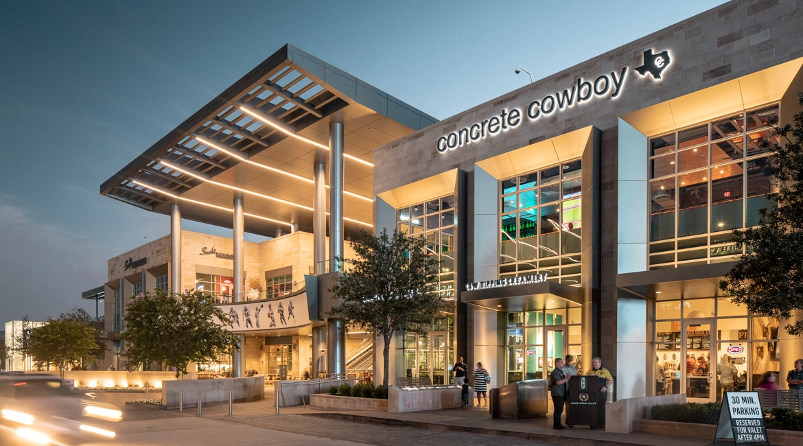 Overhead Lighting in Dallas' Star District