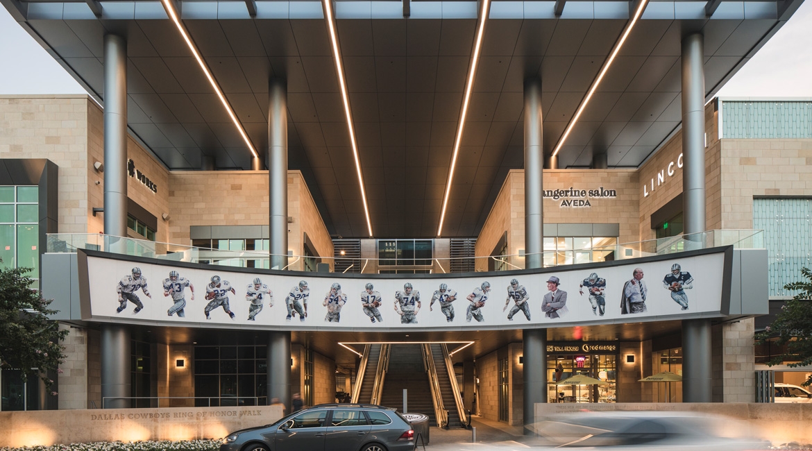 Overhead Lighting in Dallas' Star District