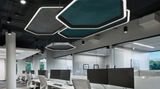 Acoustic LED Lighting at Davis Showroom