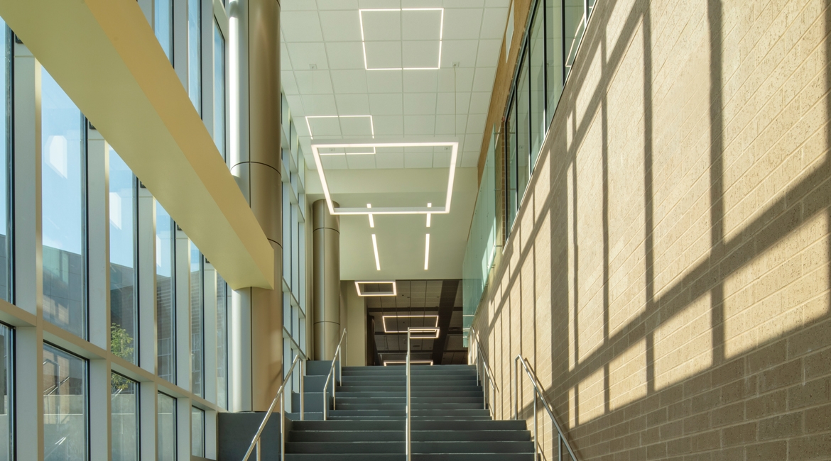 LED Patterns at a Little Rock Middle School