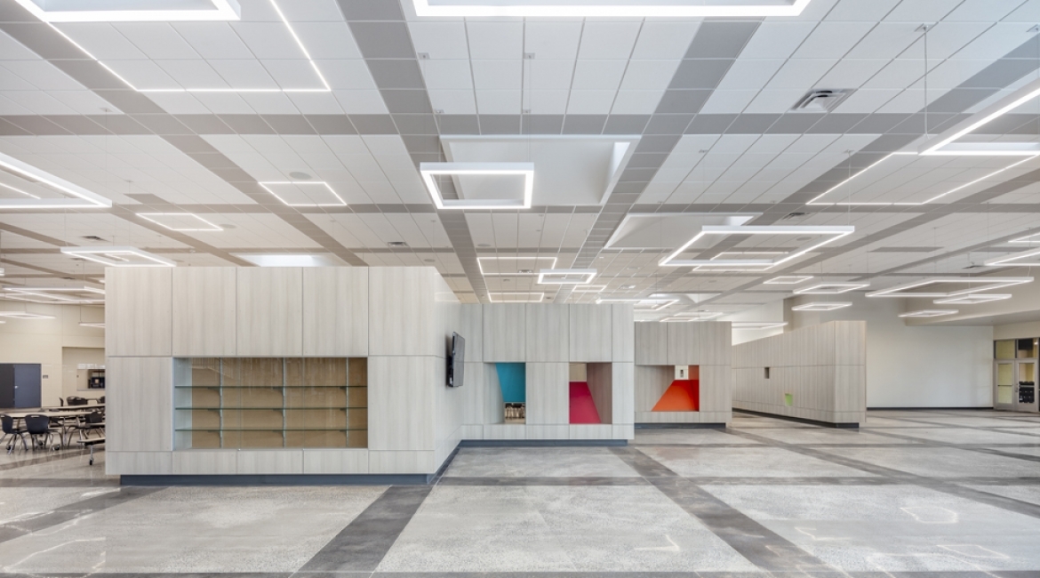 LED Patterns at a Little Rock Middle School