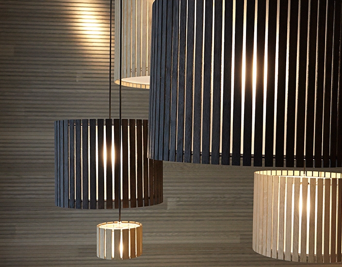 Lighting fixtures - Luz Oculta Metal and Wood