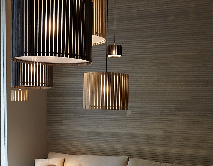 Lighting fixtures - Luz Oculta Metal and Wood