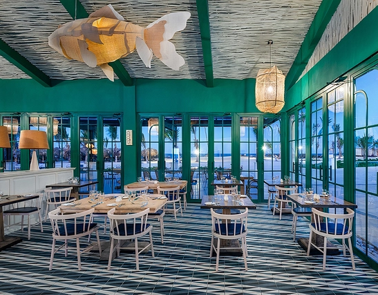 Lighting in Hotel Ocean El Faro