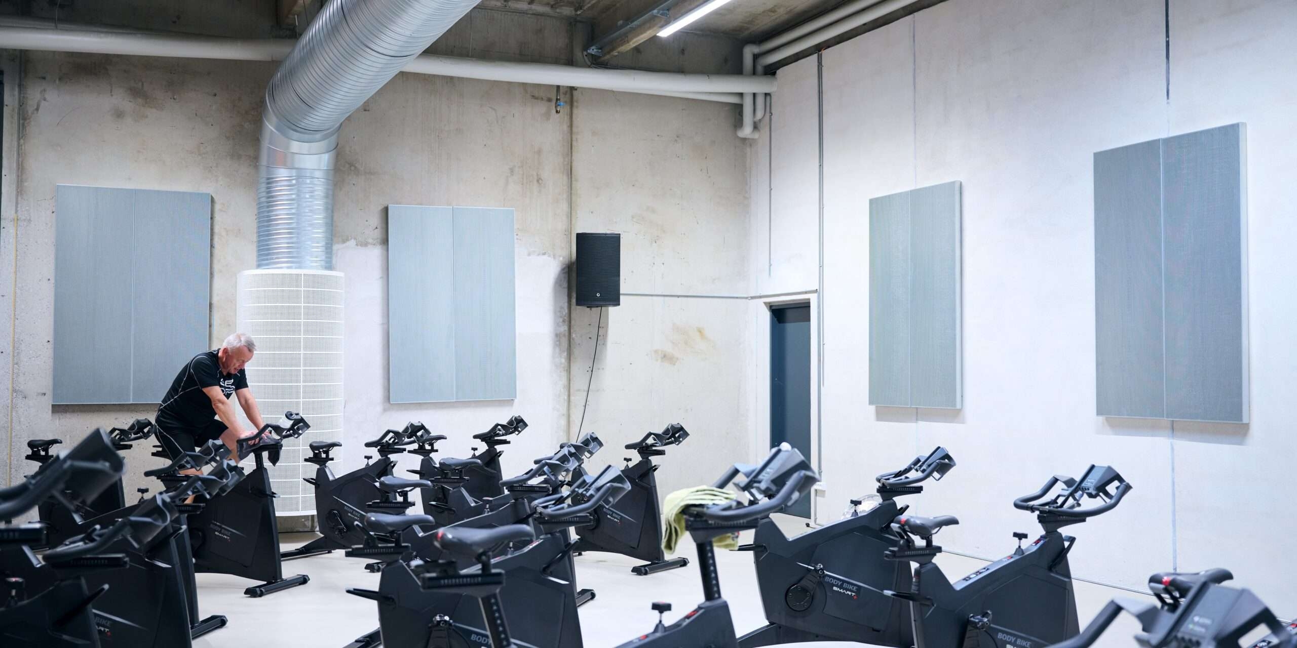 Noise Panels at Fitness Studio in Odense